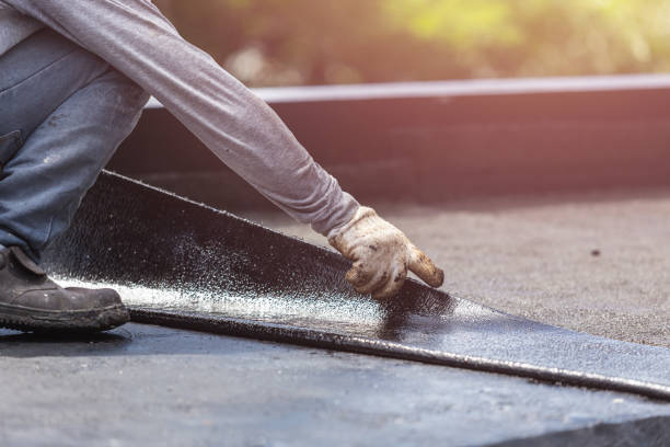 Professional Basement Waterproofing technician working in Noyack, NY